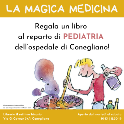 A Natale, regala un libro alla PEDIATRIA e al PUNTO NASCITA di Conegliano!